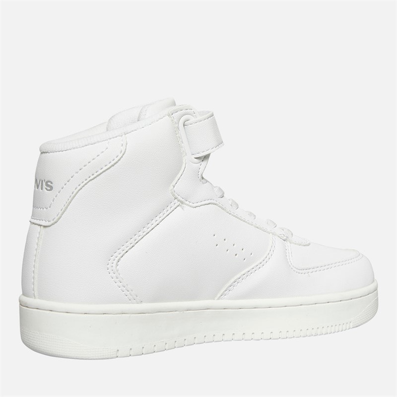 Levi's Kids New Union Hi-Top Sneakers White 0061 - Image 5