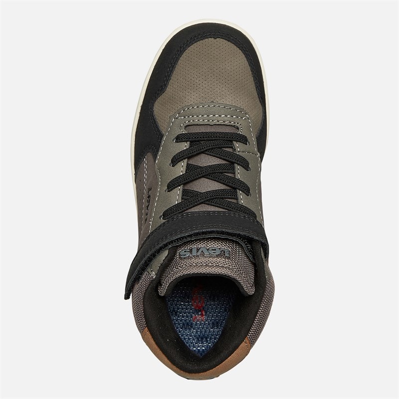 Levi's Kids Dereck Sneakers Black/Taupe 1364 - Image 4