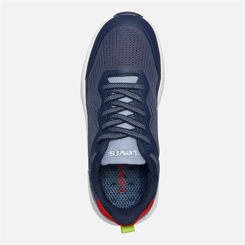 Levi's Kids Ocean Sneakers Navy/Red 0290 Navy Red 0290 - Image 4