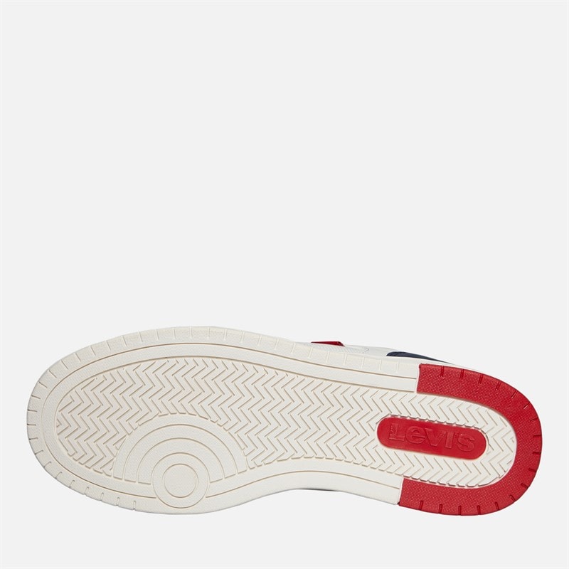 Levi's Junior Kickser Sneakers Off White/Navy 3130 Off White Navy 3130 - Image 2