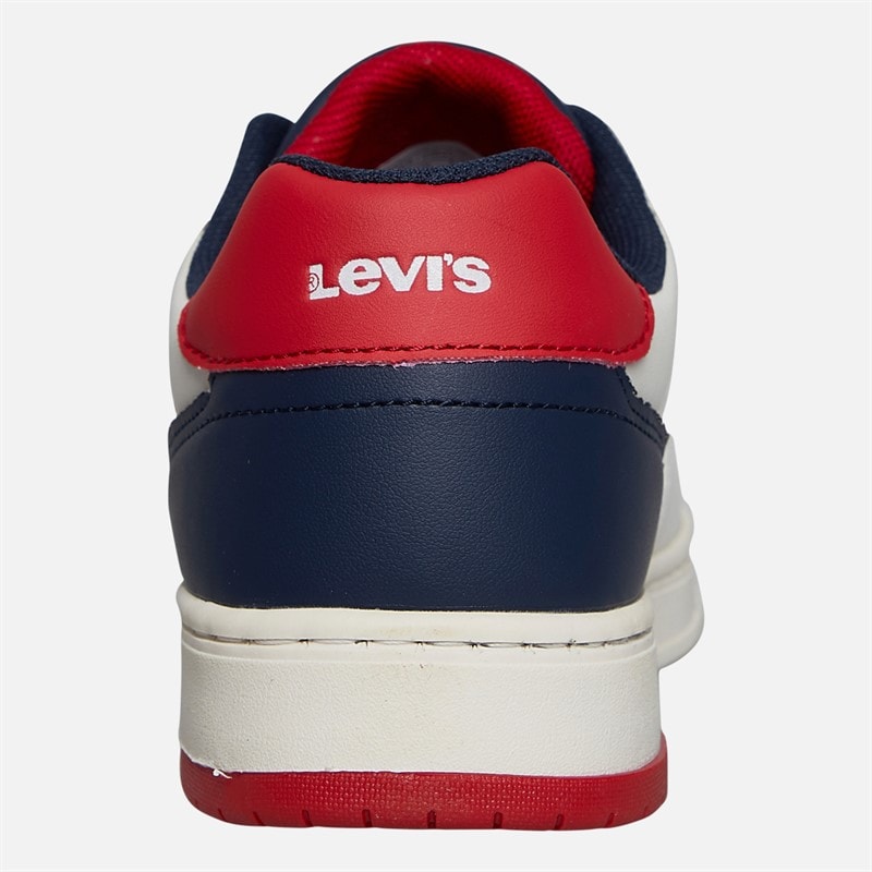 Levi's Junior Kickser Sneakers Off White/Navy 3130 Off White Navy 3130 - Image 3