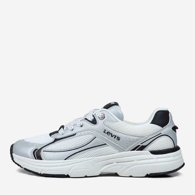 Levi's Junior Curtis Sneakers Silver White Black 0908 - Image 1