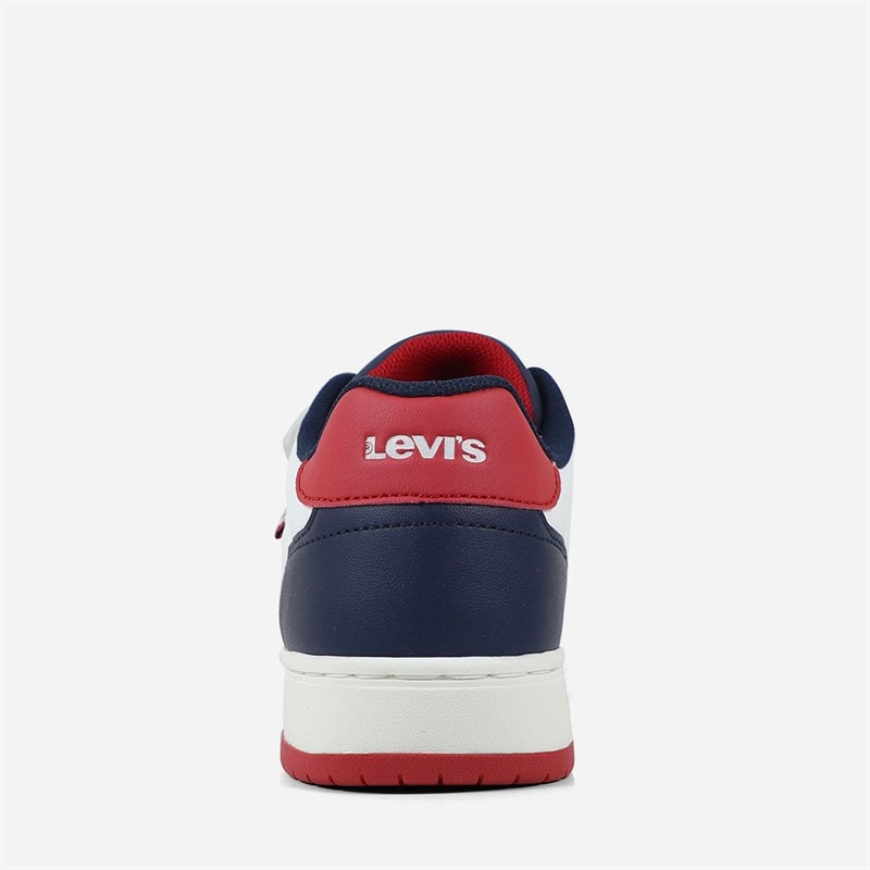 Levi's Kids Kickser Sneakers Off White Navy 3130 - Image 2