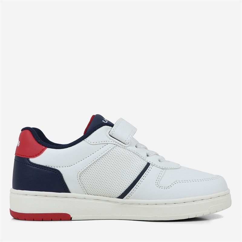 Levi's Kids Kickser Sneakers Off White Navy 3130 - Image 3