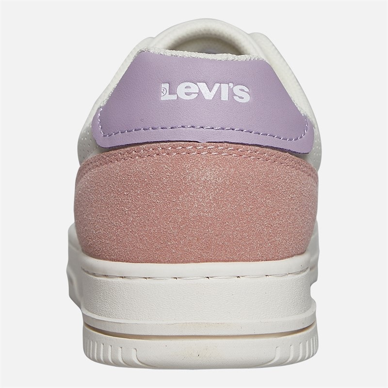 Levi's Junior Girls Maverick Sneakers Off White/Blue 3558 Off White Blue 3558 - Image 3