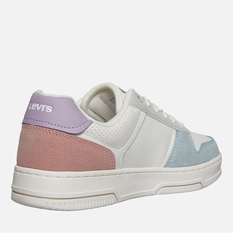Levi's Junior Girls Maverick Sneakers Off White/Blue 3558 Off White Blue 3558 - Image 5