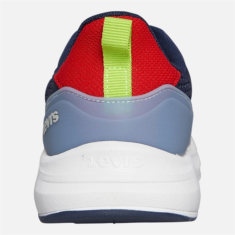 Levi's Junior Ocean Sneakers Navy/Red 0290 Navy Red 0290 - Image 3