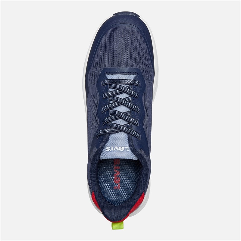Levi's Junior Ocean Sneakers Navy/Red 0290 Navy Red 0290 - Image 4