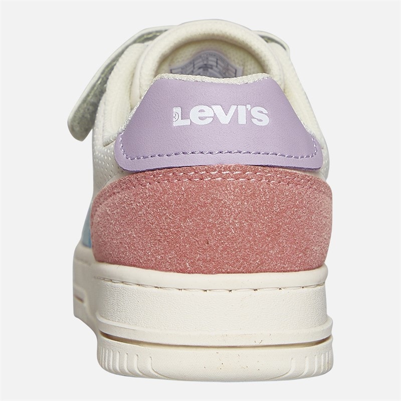 Levi's Girls Maverick Sneakers Off White/Blue 3558 Off White Blue 3558 - Image 3
