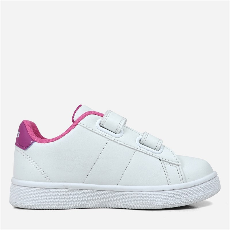 Levi's Girls Bell Sneakers White Fuxia 0069 - Image 2