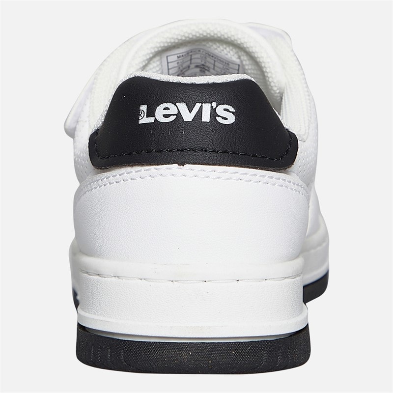 Levi's Kids Maverick Sneakers White/Black 0062 White Black 0062 - Image 3