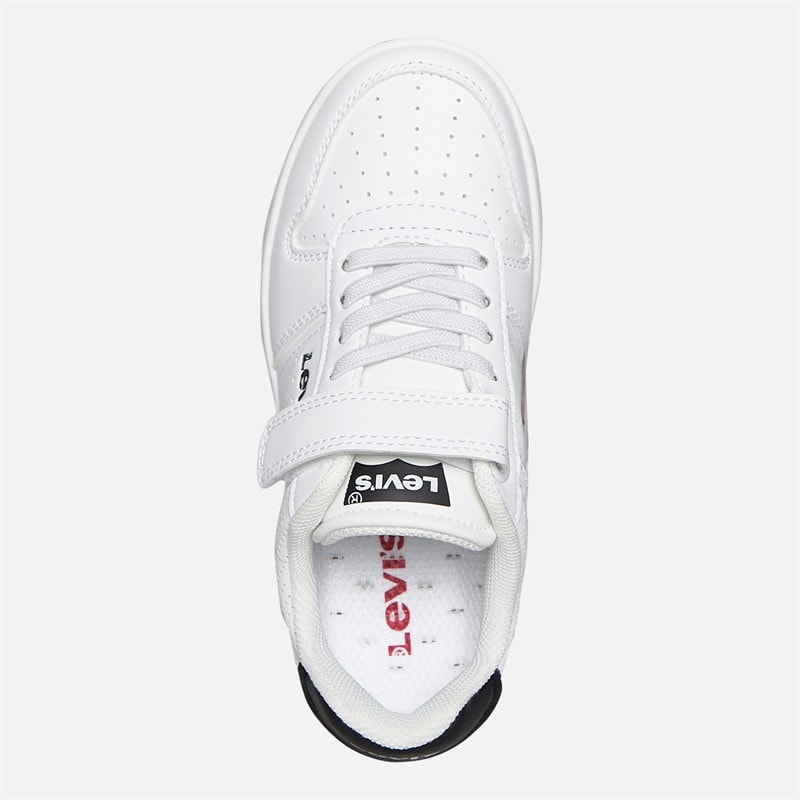 Levi's Kids Maverick Sneakers White/Black 0062 White Black 0062 - Image 4