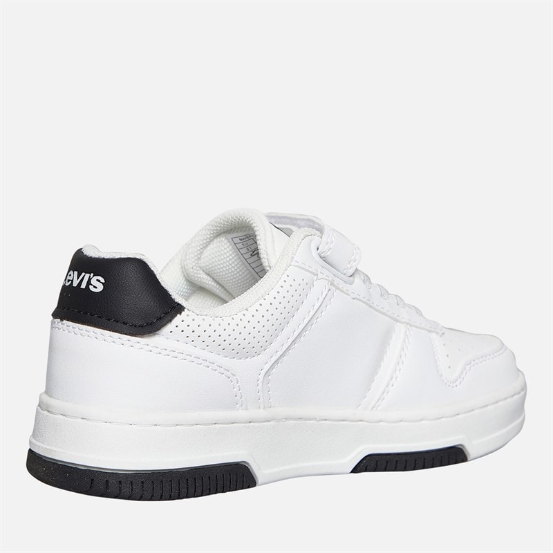 Levi's Kids Maverick Sneakers White/Black 0062 White Black 0062 - Image 5