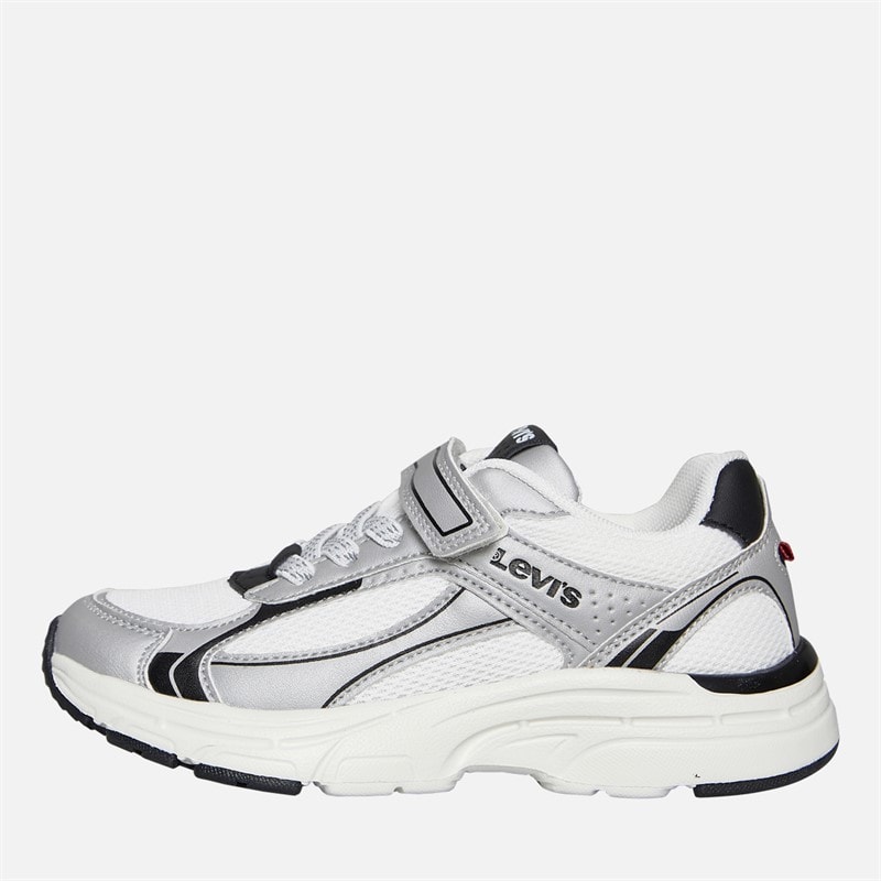 Levi's Kids Curtis Sneakers Silver/White/Black 0908 Silver White Black 0908 - Image 1