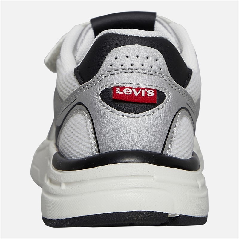 Levi's Kids Curtis Sneakers Silver/White/Black 0908 Silver White Black 0908 - Image 3