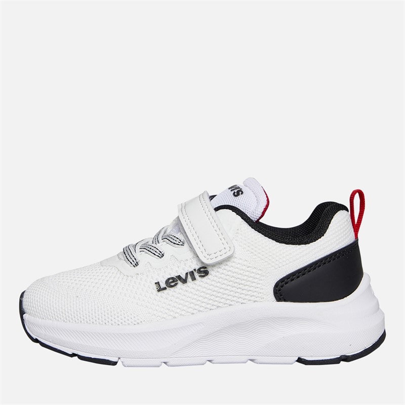 Levi's Kids Hudson Sneakers White/Black/Red 0239 White Black Red 0239 - Image 1
