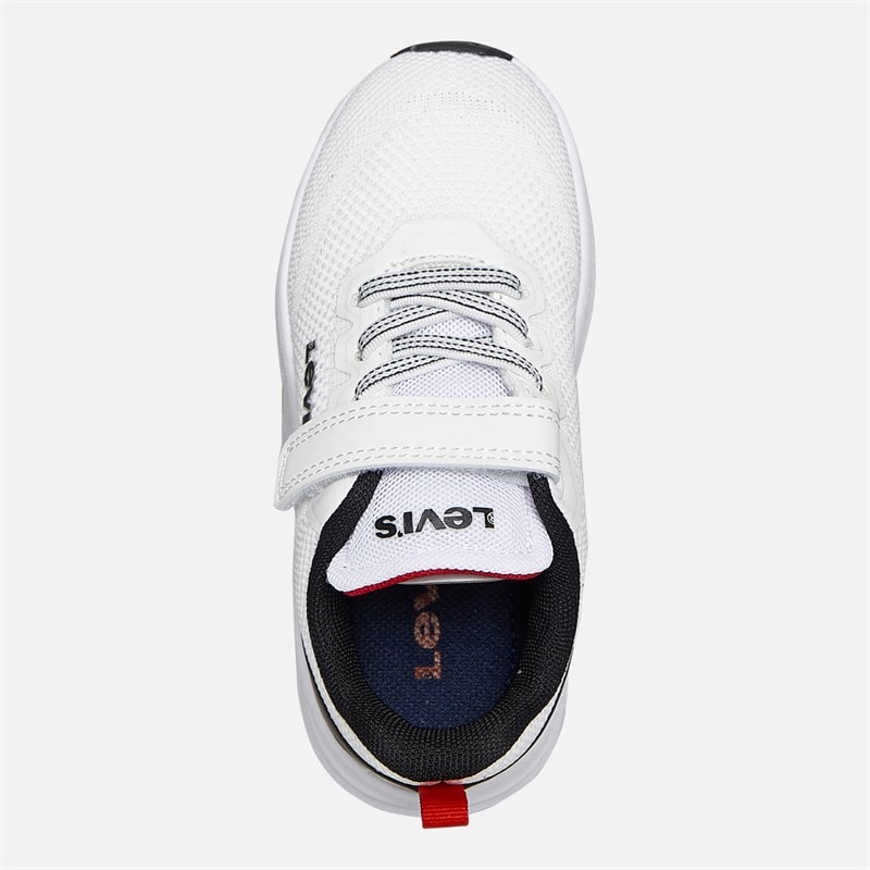 Levi's Kids Hudson Sneakers White/Black/Red 0239 White Black Red 0239 - Image 4