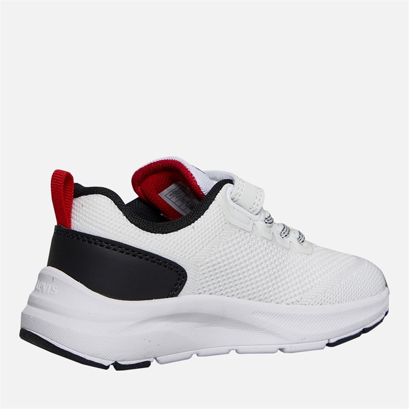 Levi's Kids Hudson Sneakers White/Black/Red 0239 White Black Red 0239 - Image 5