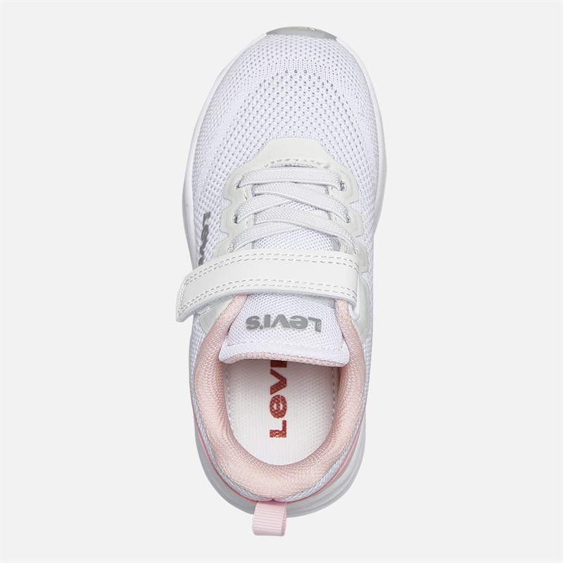 Levi's Girls Hudson Sneakers White Rose 2900 - Image 4