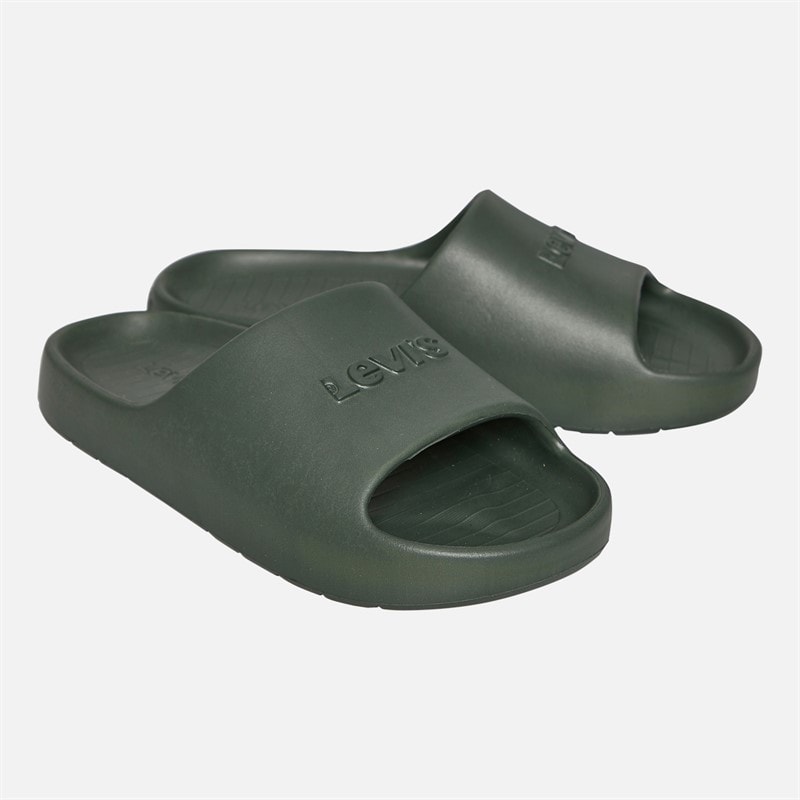 Levi's Kids Junior Wendy Slides Khaki 0581 - Image 1