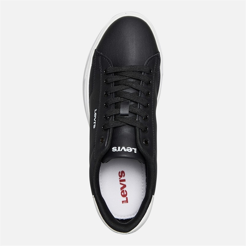 Levi's Kids Junior Amber Sneakers Black/White 0008 Black White 0008 - Image 4
