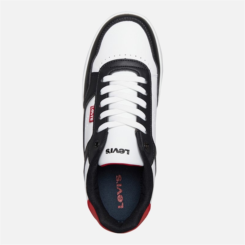 Levi's Junior John Sneakers Black/White/Red 0230 Black White Red 0230 - Image 4