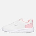 Levi's Junior Girls Hudson Sneakers White/Rose 2900 White Rose 2900