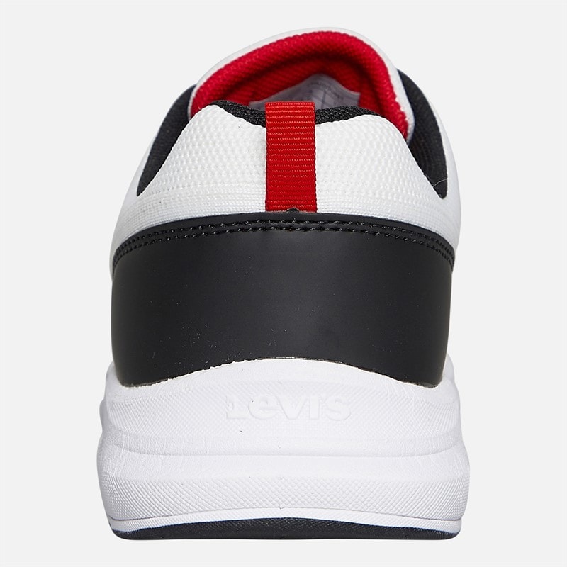Levi's Junior Hudson Sneakers White/Black/Red 0239 White Black Red 0239 - Image 3
