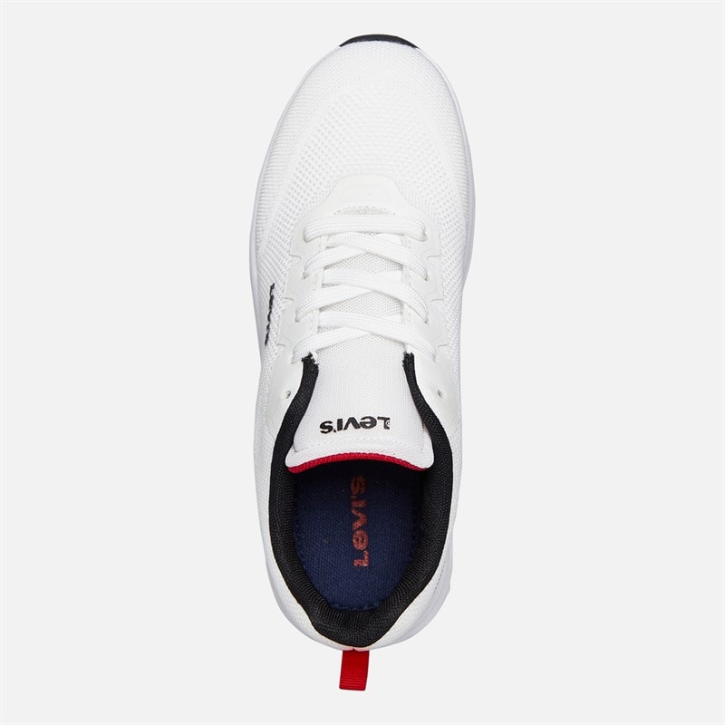 Levi's Junior Hudson Sneakers White/Black/Red 0239 White Black Red 0239 - Image 4