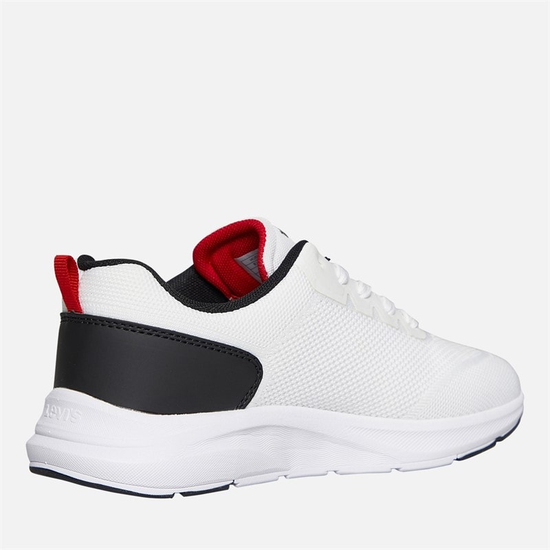 Levi's Junior Hudson Sneakers White/Black/Red 0239 White Black Red 0239 - Image 5