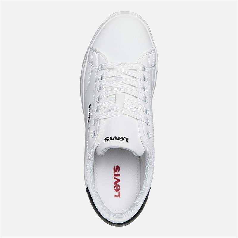 Levi's Junior Amber Sneakers White/Black 0062 White Black 0062 - Image 4