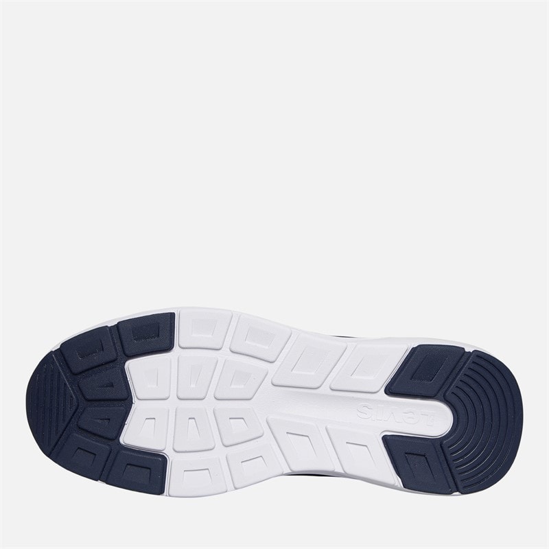 Levi's Junior Hudson Sneakers Navy/Yellow 0923 Navy Yellow 0923 - Image 2