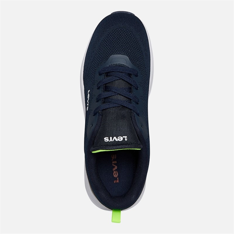 Levi's Junior Hudson Sneakers Navy/Yellow 0923 Navy Yellow 0923 - Image 4