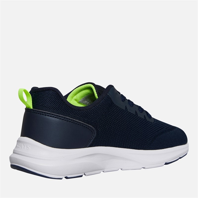 Levi's Junior Hudson Sneakers Navy/Yellow 0923 Navy Yellow 0923 - Image 5