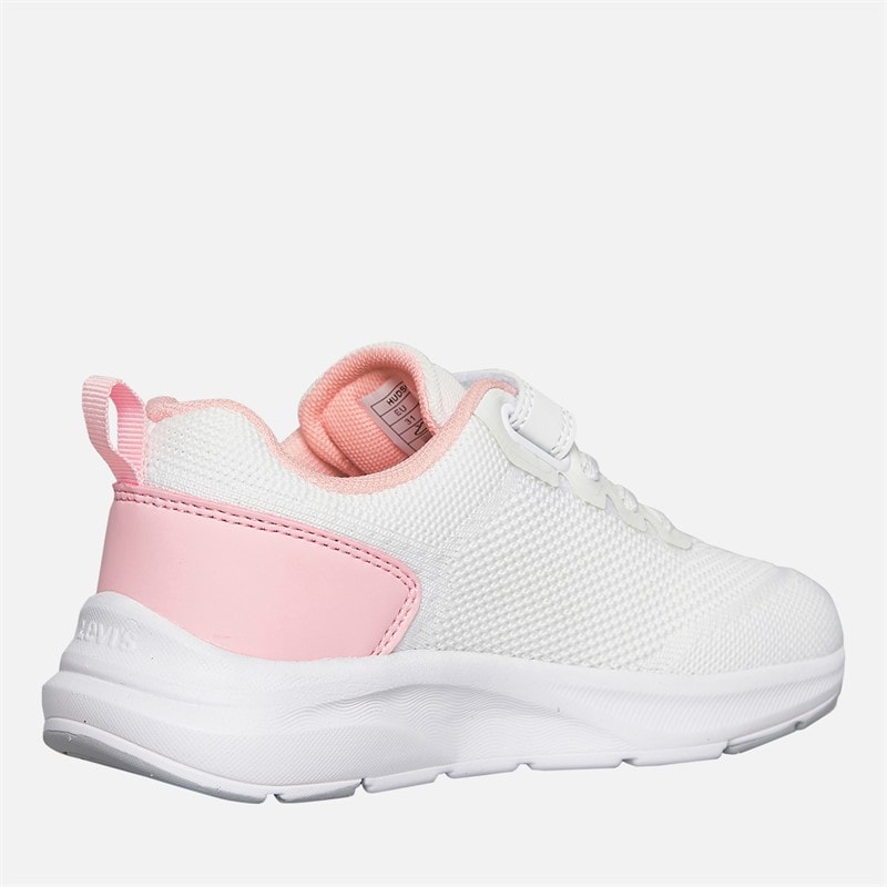 Levi's Girls Hudson Sneakers White/Rose 2900 White Rose 2900 - Image 5