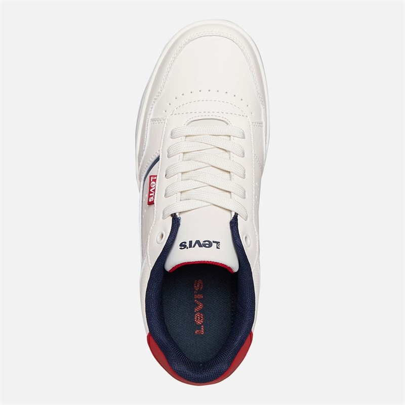 Levi's Junior John Sneakers Off White/Navy 3130 Off White Navy 3130 - Image 4