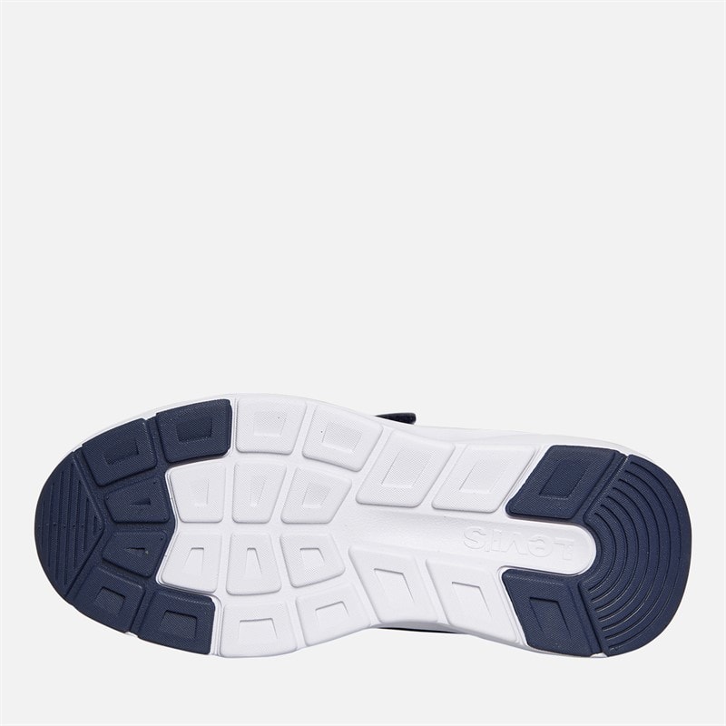 Levi's Kids Hudson Sneakers Navy/Yellow 0923 Navy Yellow 0923 - Image 2
