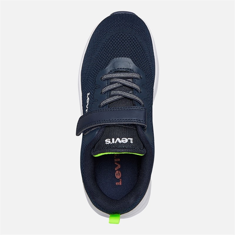 Levi's Kids Hudson Sneakers Navy/Yellow 0923 Navy Yellow 0923 - Image 4