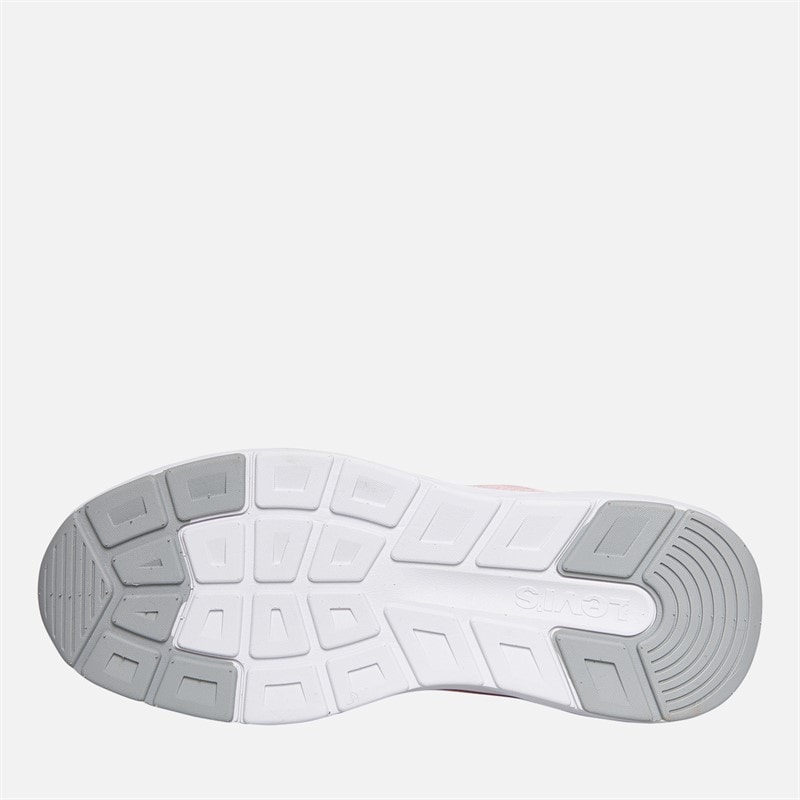 Levi's Junior Girls Hudson Sneakers Pastel Pink/White 3004 Pastel Pink White 3004 - Image 2