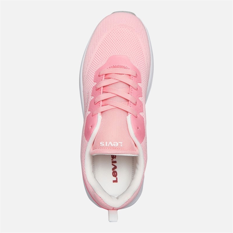 Levi's Junior Girls Hudson Sneakers Pastel Pink/White 3004 Pastel Pink White 3004 - Image 4