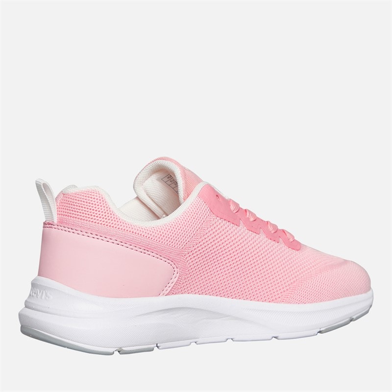 Levi's Junior Girls Hudson Sneakers Pastel Pink/White 3004 Pastel Pink White 3004 - Image 5