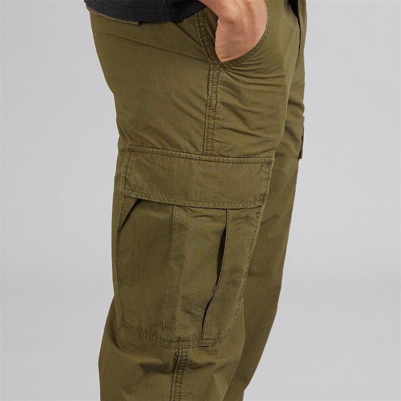 Levi's Mens Straight Cargo Pants Dark Olive - Image 3