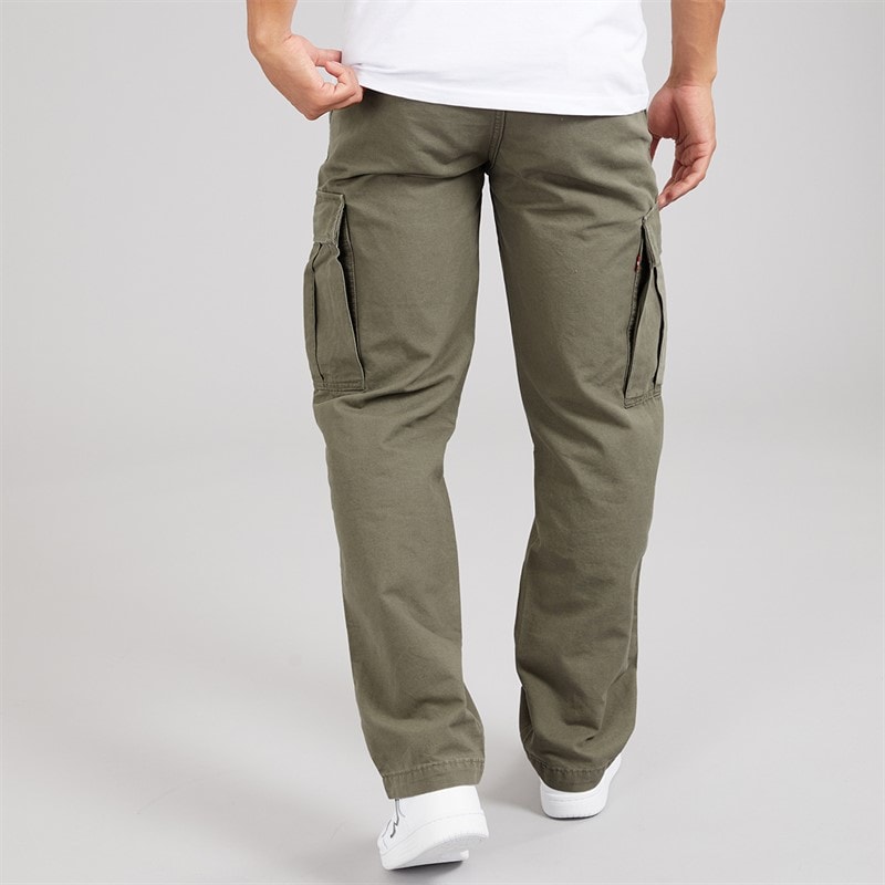 Levi's Mens XX Straight Cargos Smokey Olive - Image 2