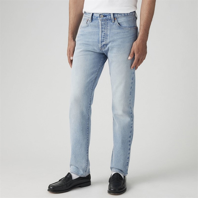 Levi's Mens 501 Slim Taper Jeans Me Transfer
