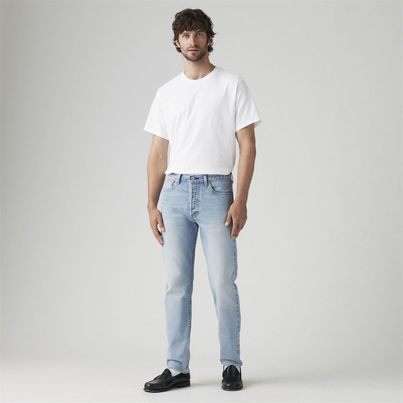 Levi's Mens 501 Slim Taper Jeans Me Transfer - Image 2