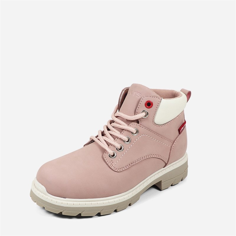 Levi's Girls Jax Plus Boots Pink Ecru 4649 - Image 2