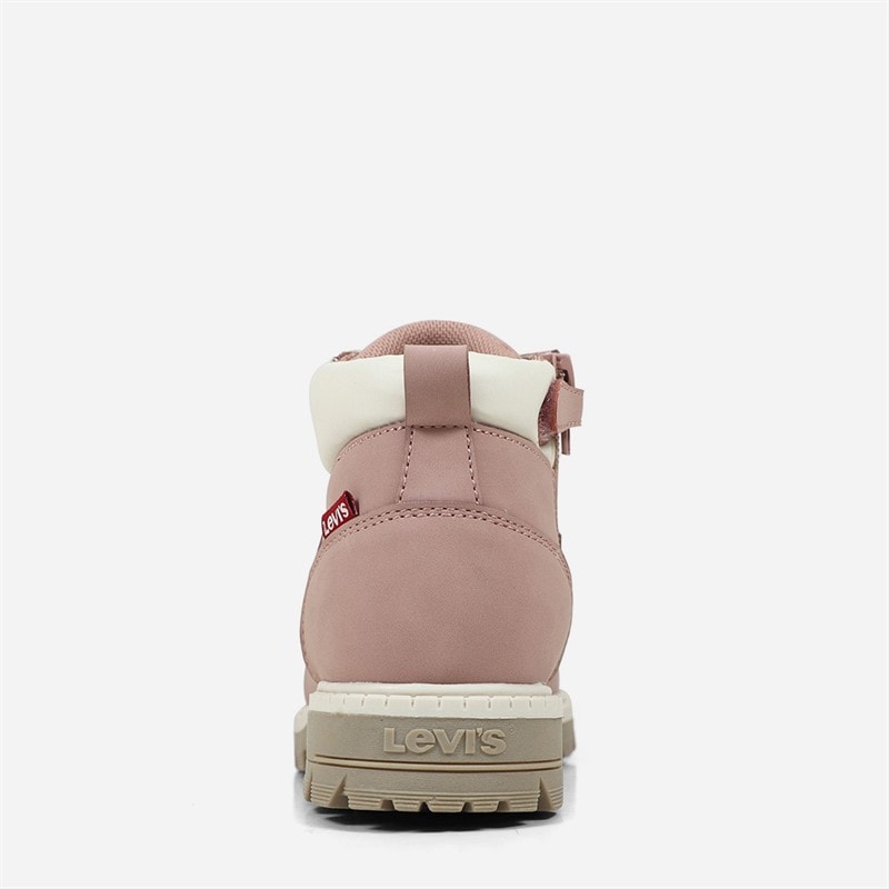 Levi's Girls Jax Plus Boots Pink Ecru 4649 - Image 4