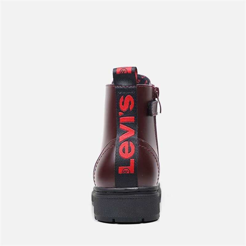 Levi's Kids Catherine Boots Burgundy 0013 - Image 4