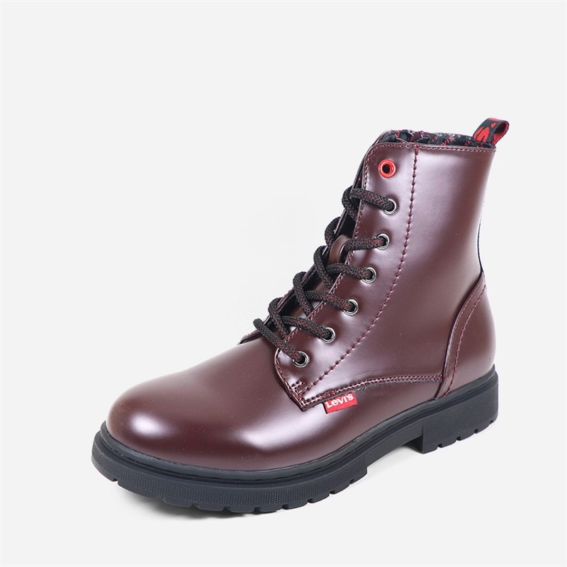Levi's Junior Catherine Boots Burgundy 0013 - Image 2