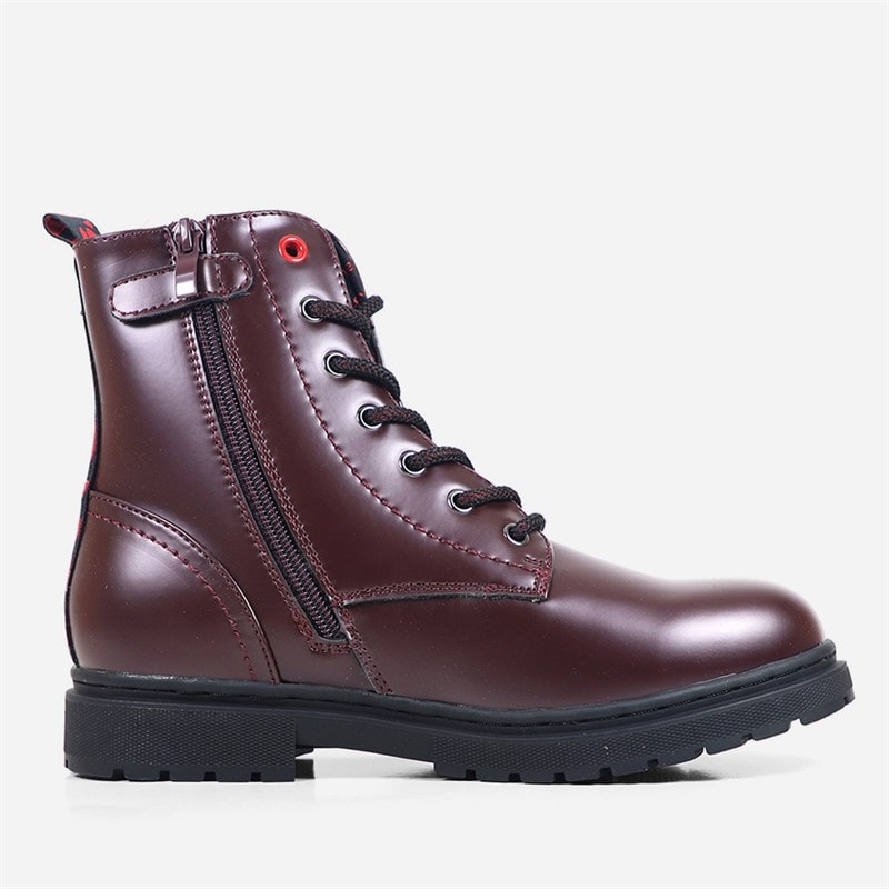 Levi's Junior Catherine Boots Burgundy 0013 - Image 3